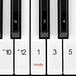 Piano Stickers - Numbered