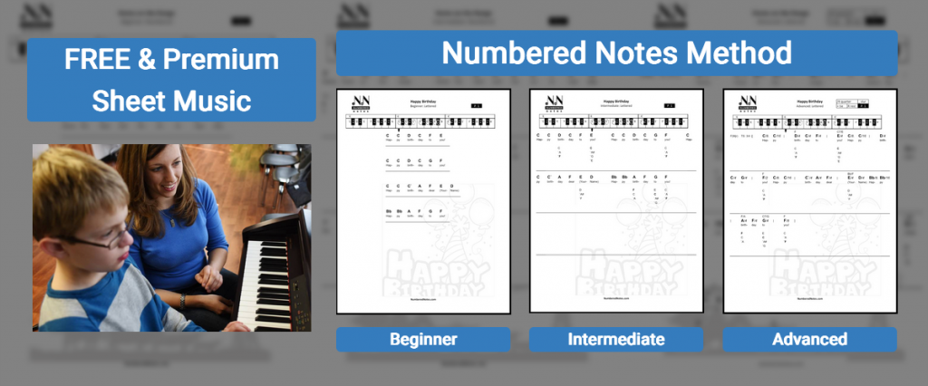 Sheet Music Numbered Notes Method Because You Can